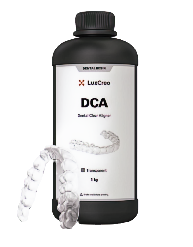 שרף DCA להדפסה ישירה של קשתיות שקופות